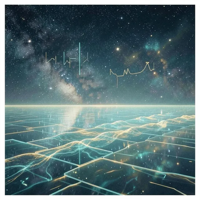 Echoes of the Infinite by Kelvin Drift — Synth-Pop Confident cover art on WeavyAudio