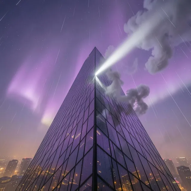 Where the Skyline Learns to Fly – Nordlicht Sequence, okładka