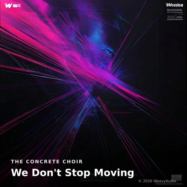 We Don't Stop Moving – The Concrete Choir, okładka