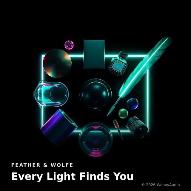 Every Light Finds You – Feather & Wolfe, okładka