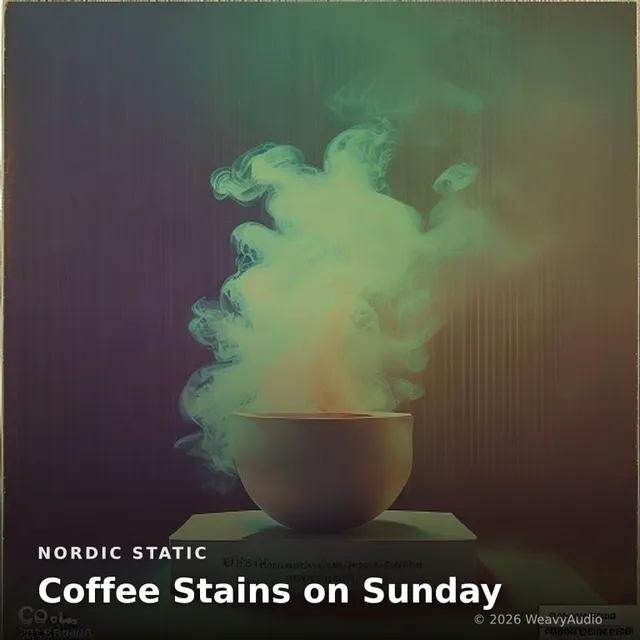 Coffee Stains on Sunday – Nordic Static, okładka