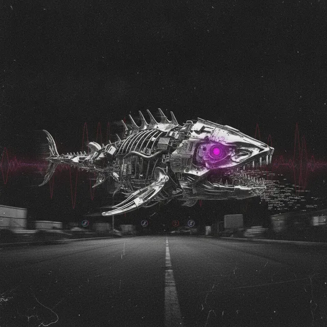 I am made of the wreckage down below below – DJ Sombra Neon, okładka