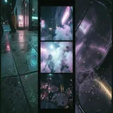 Lost in Neon 2: Rave Against the Storm by Marble Signal — Nordic Bass Dark cover art on WeavyAudio
