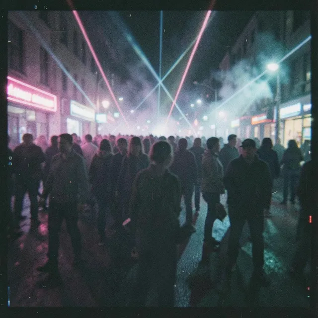 Krok w Rozświetlony Tłum – Synth Krez, okładka