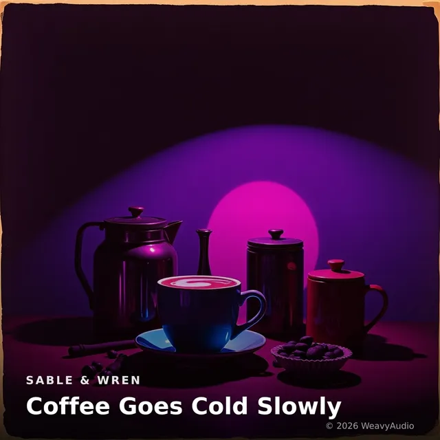 Coffee Goes Cold Slowly – Sable & Wren, okładka