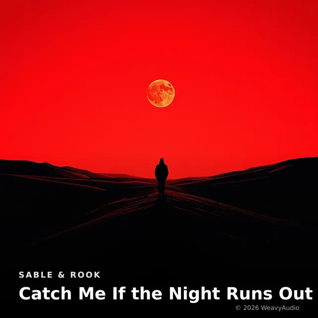 Catch Me If the Night Runs Out – Sable & Rook, okładka