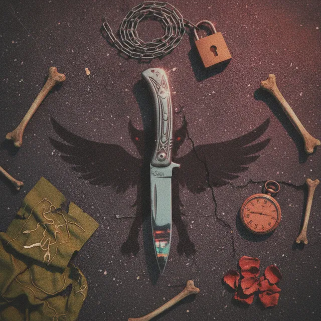 Nóż w cieniu – Blaze & Verve, okładka