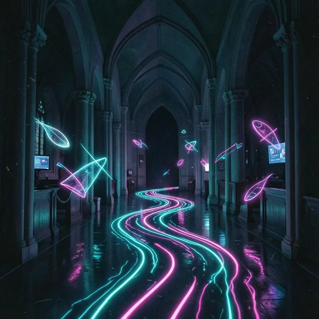Neon River – Yøkø & Sáenz, okładka
