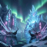 Glacial Godcore Transmission by Dusk Comet — Nordic Bass Dark cover art on WeavyAudio