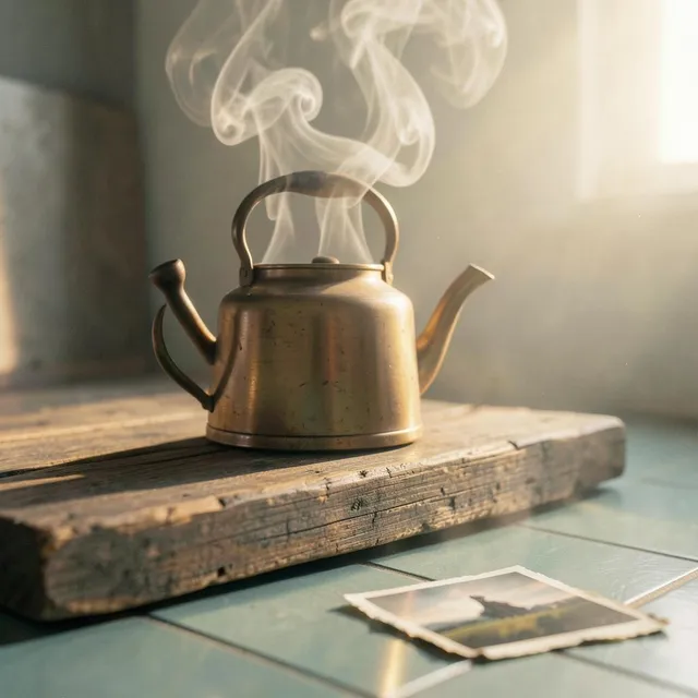Waiting on the Kettle to Sing – Paper Tide, okładka