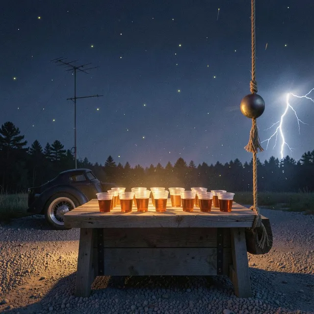 Hands Up Till Sundown – The Rowdy Larks, okładka