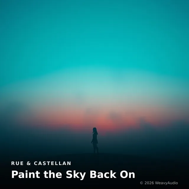 Paint the Sky Back On – Rue & Castellan, okładka