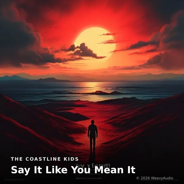Say It Like You Mean It – The Coastline Kids, okładka