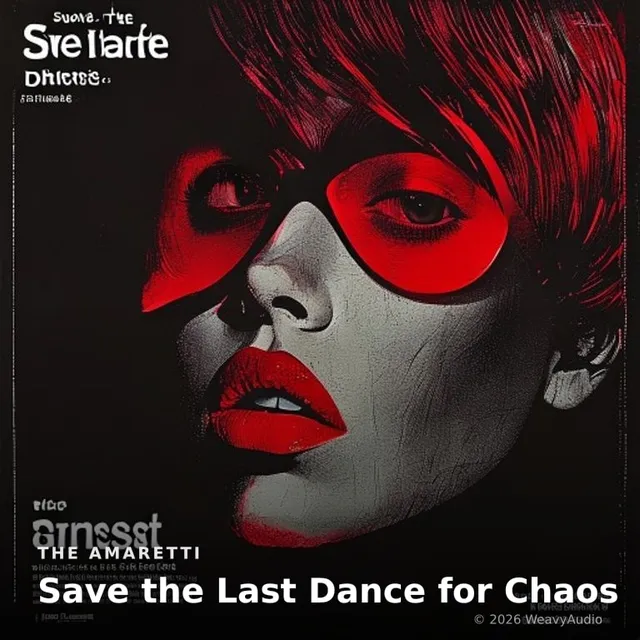Save the Last Dance for Chaos – The Amaretti, okładka