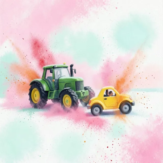 Traktor z nami – Wesołe Traktorki, okładka