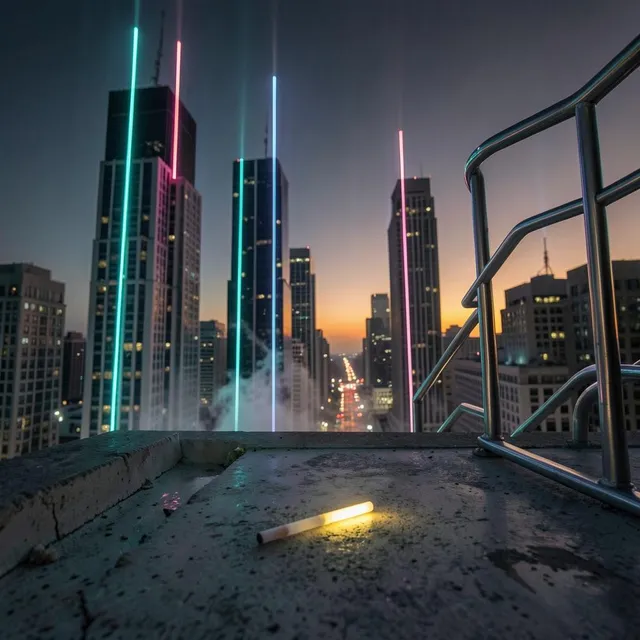 Riding the Neon Skyline 2 – Kryon Pulse, okładka