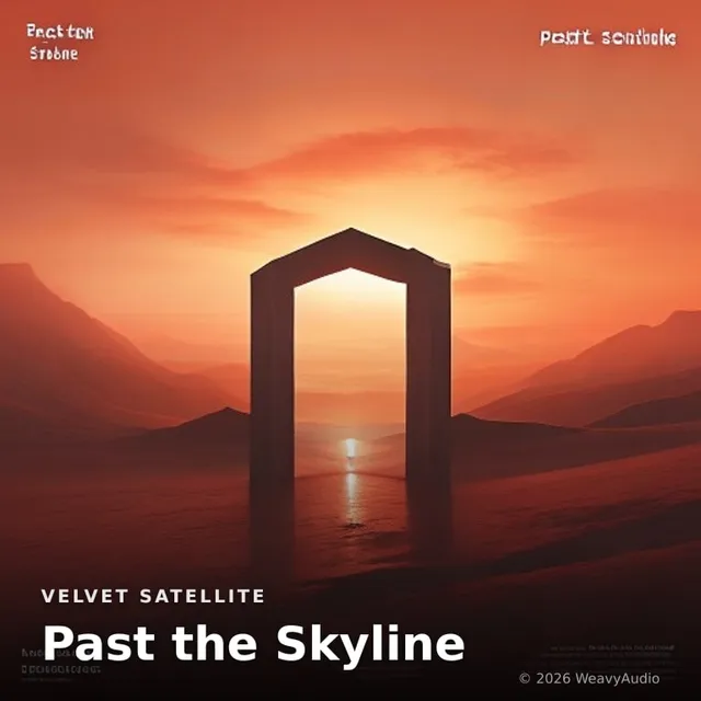 Past the Skyline – Velvet Satellite, okładka