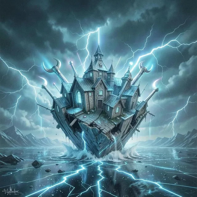 Iron Skies Over Yggdrasil – Signal & Bloom, okładka
