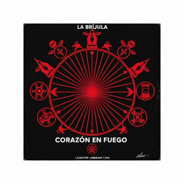 Corazón en Fuego – La Brújula, okładka
