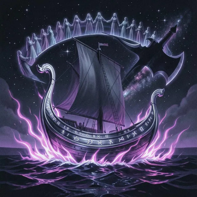 Stellar Axe Broadcast by Cascade & Avenue — Nordic Bass Dark cover art on WeavyAudio