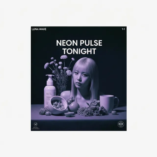 Neon Pulse Tonight – LUNA WAVE, okładka