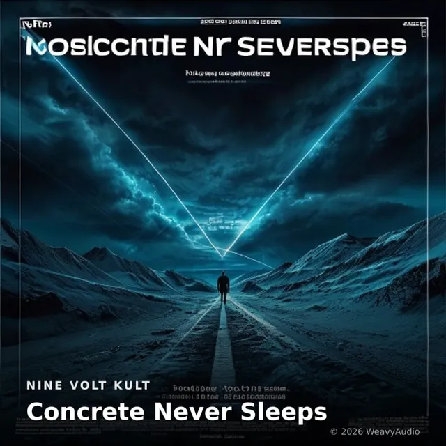 Concrete Never Sleeps – Nine Volt Kult, okładka
