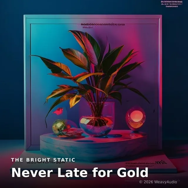 Never Late for Gold – The Bright Static, okładka