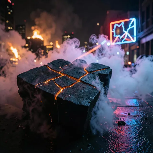Bury the Static – Young Menace, okładka