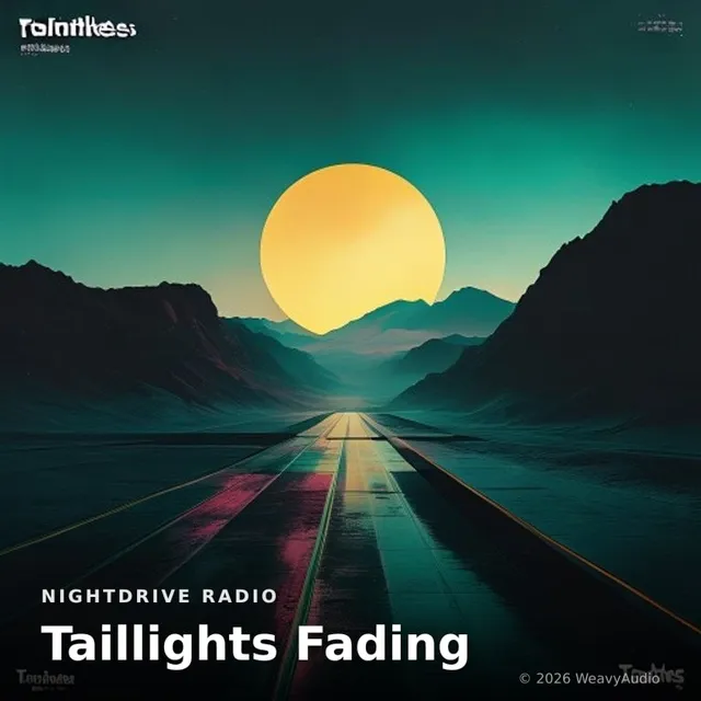 Taillights Fading by Nightdrive Radio — Synthwave Nostalgic cover art on WeavyAudio