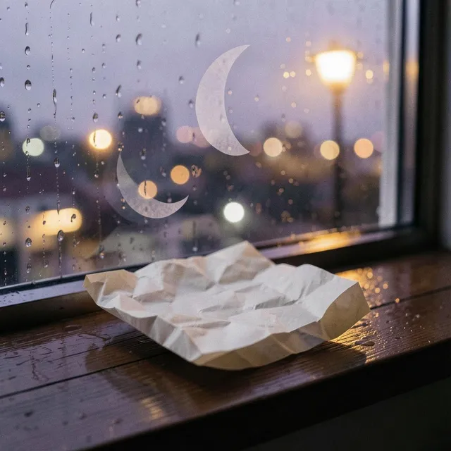 Falling in Slow Motion – The Paper Moons, okładka