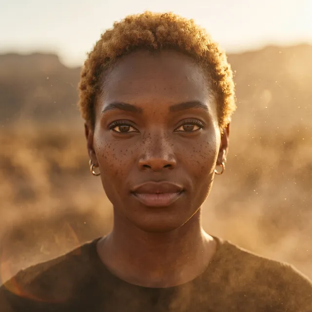 Dust Rise, Gold Light – Thando Skies, okładka