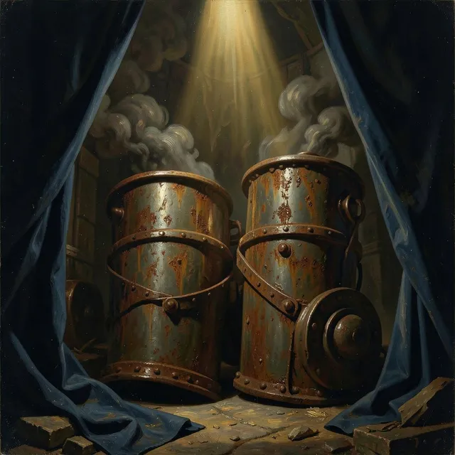 Steel breath, chest to chest 2 – DJ Rustbelt, okładka