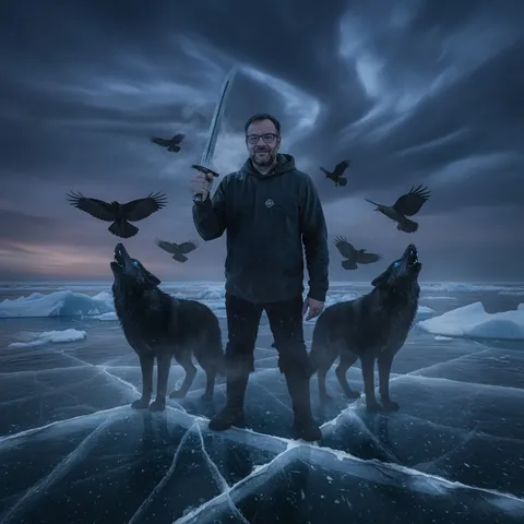 Wolves of the Frozen North by VAYRAN — album cover