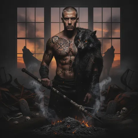 Wolfskin and Ash Runes by Young Ferris — album cover
