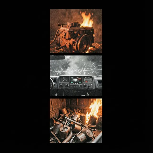 Borrowed Radios by Larkspur — Drum & Bass Dark cover art on WeavyAudio