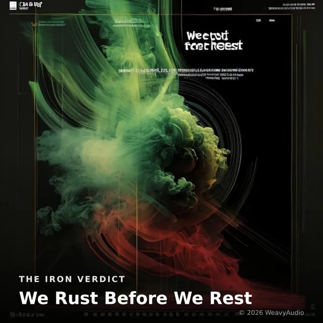 We Rust Before We Rest – The Iron Verdict, okładka