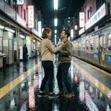 Neon Rain on Yamanote — Tokyo Glassline cover art