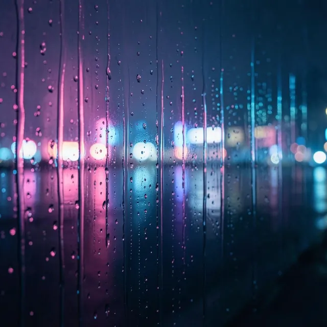 Neon Rain on Yamanote by Tokyo Glassline — City Pop Mellow cover art on WeavyAudio