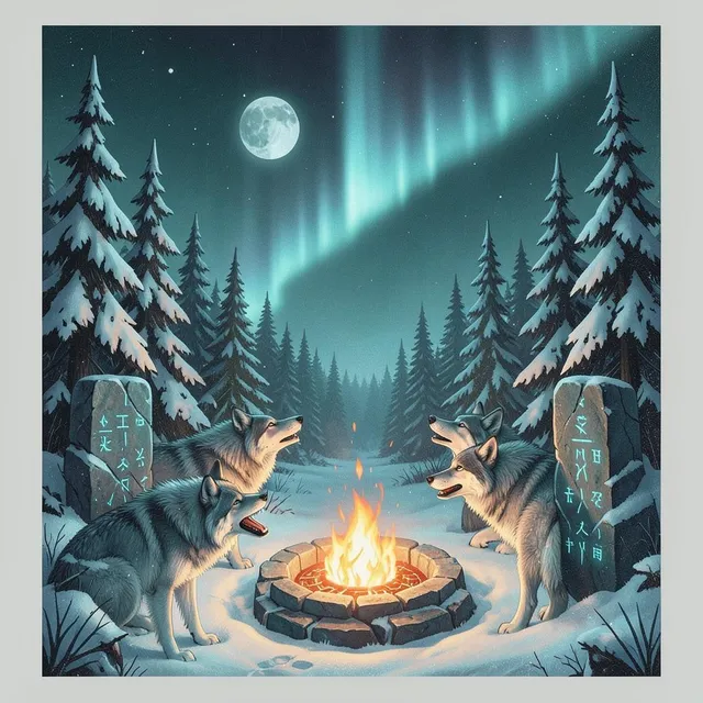 Wolves of the Old North – Young Fracture, okładka