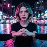 Neon Heartbeat — LUNA AXIS cover art