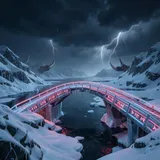 Bridge of Stars by Lantern & Horizon — Nordic Bass Dark cover art on WeavyAudio