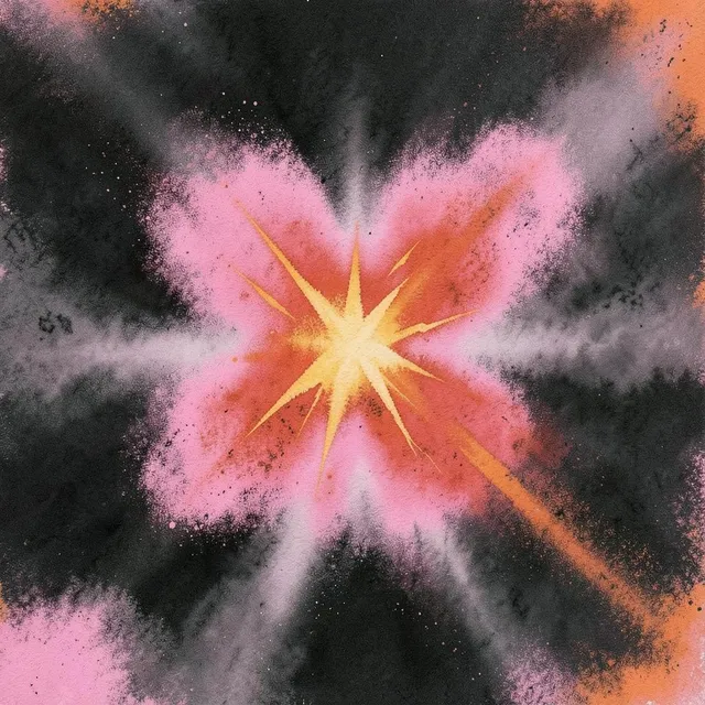 Strike that iron on the flint strike – DJ Sombra Neon, okładka