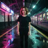 Neon Rain on Yamanote 2 — Tokyo Glassline cover art