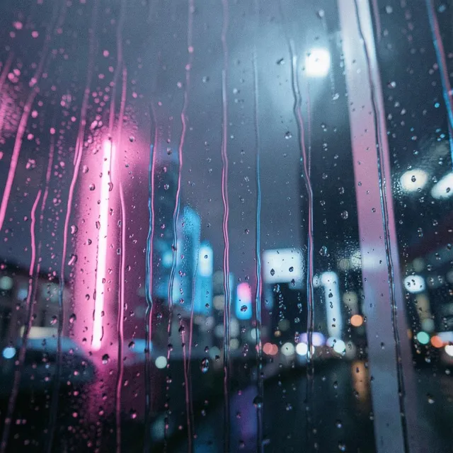 Neon Rain on Yamanote 2 by Tokyo Glassline — City Pop Mellow cover art on WeavyAudio
