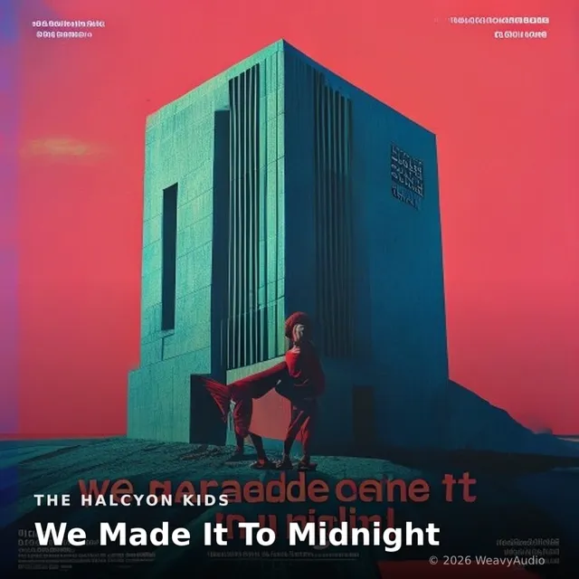 We Made It To Midnight – The Halcyon Kids, okładka