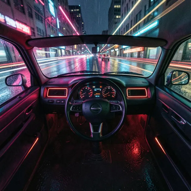 Sangue no Retrovisor – Vulto Neon, okładka