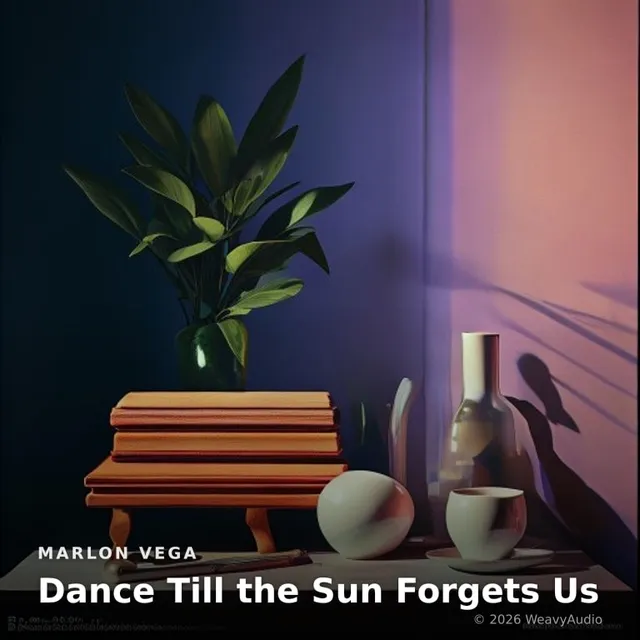 Dance Till the Sun Forgets Us – Marlon Vega, okładka