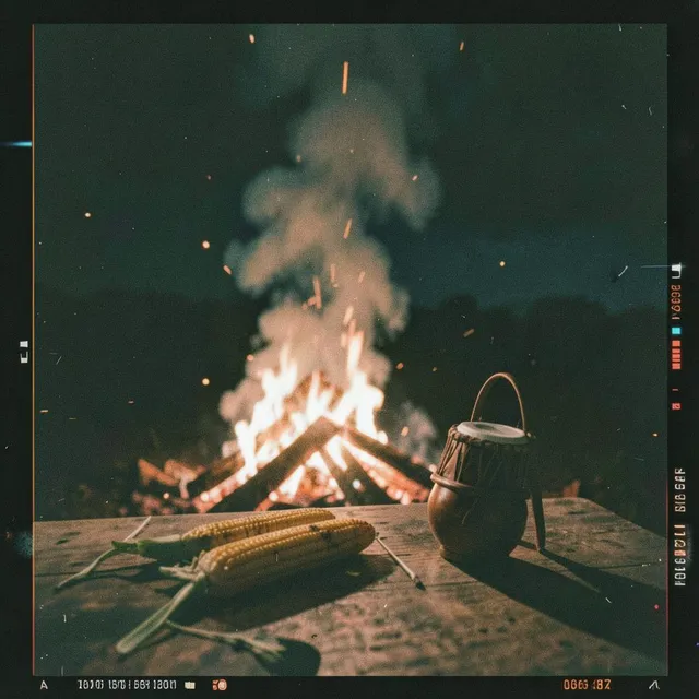 Slow Wine by the Bonfire – Dammy & Kesiena, okładka