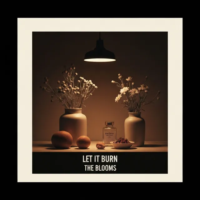 Let It Burn – The Blooms, okładka