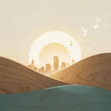Amber Skyline Groove 2 by Kaya Lumen — House Mellow cover art on WeavyAudio